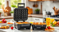 Bright Summer Waffle Creations with Ninja Belgian Waffle Maker Pro
