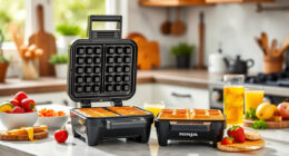 Bright Summer Waffle Creations with Ninja Belgian Waffle Maker Pro