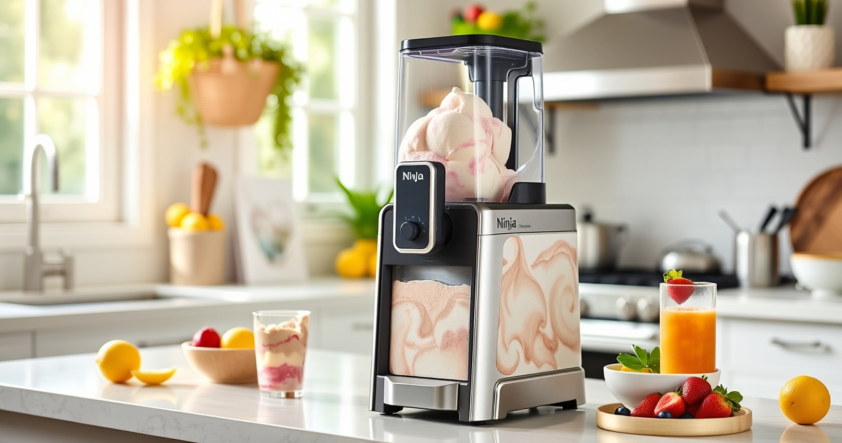 Host Effortless Pool Parties with the Ninja NC701 CREAMi Swirl Ice Cream Maker
