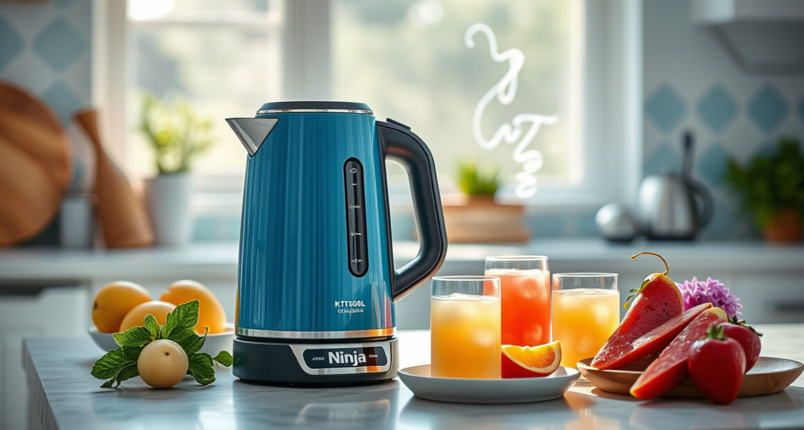 Host Effortlessly with the Ninja KT200BL Precision Temperature Electric Kettle