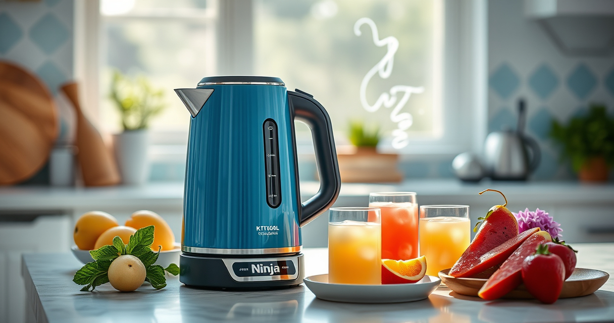Host Effortlessly with the Ninja KT200BL Precision Temperature Electric Kettle
