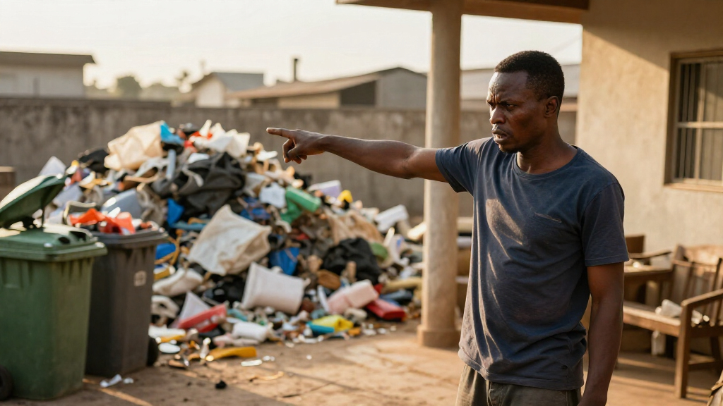 Lagos Residents Accuse LAWMA, Contractor Of Allowing Refuse To Pile Up For Months In Aboru Communities - Sahara Reporters