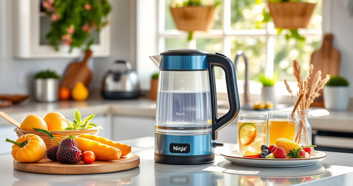 Make Summer Iced Teas & Cold Brews with the Ninja KT200BL Kettle
