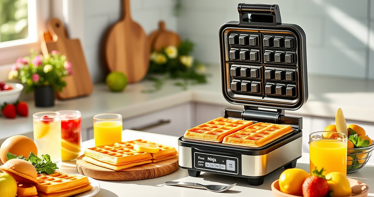 Ninja Belgian Waffle Maker Pro: Perfect Waffles for Your Summer Pool Party