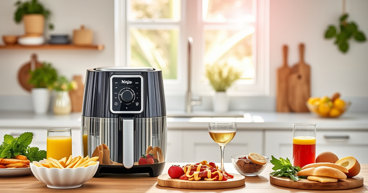 Ninja Crispi Glass Air Fryer: Perfect for Effortless Poolside Cookouts
