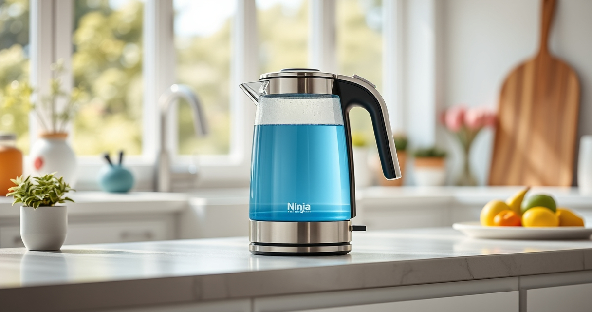 Stay Cool and Brew Perfectly with the Ninja KT200BL Electric Kettle