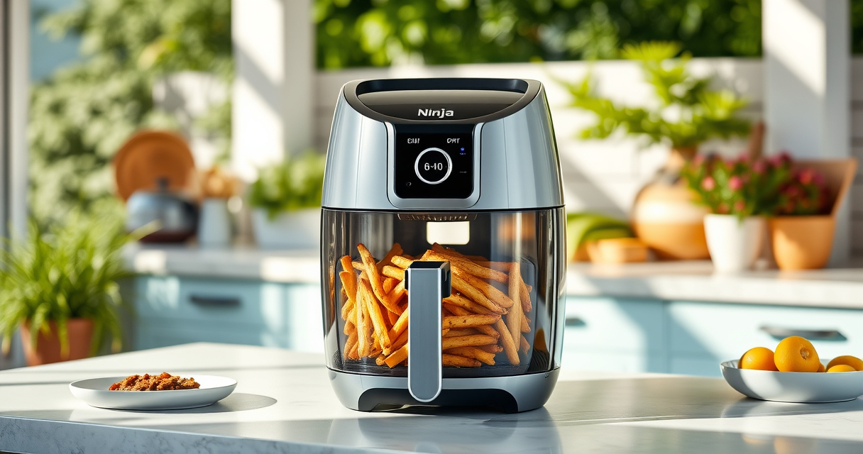 Summer-Ready Ninja Crispi Pro Glass Air Fryer Accessories for Outdoor Fun