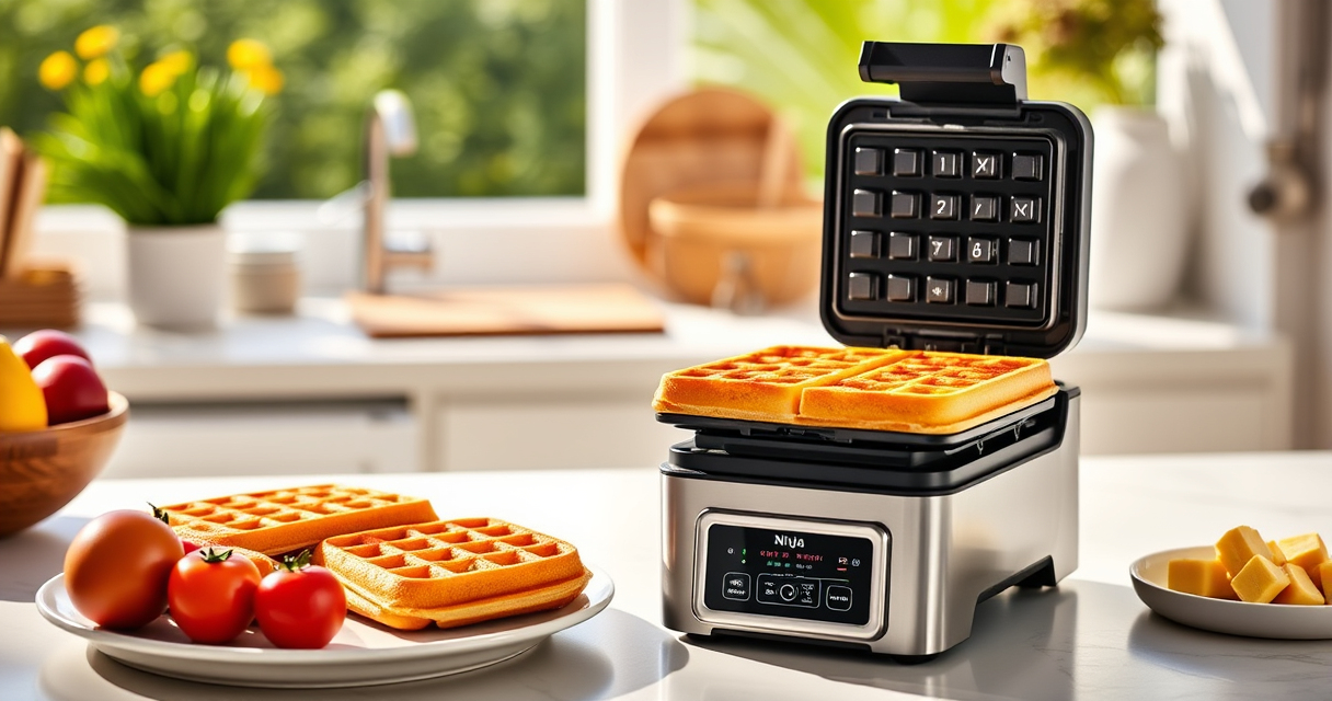 Summer Waffle Hacks with the Ninja Belgian Waffle Maker Pro
