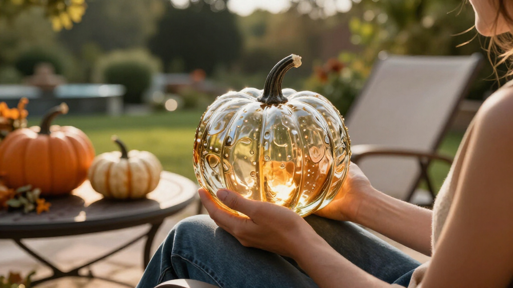 These Delicate Aldi Glass Pumpkins Look So Expensive (But They're $20!)