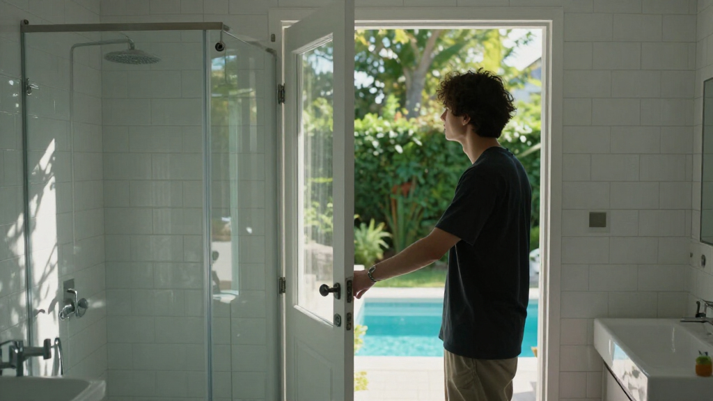 Two Doors Made This Bathroom Feel Awkward — So One Of Them Had To Go