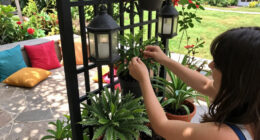 Zooey Deschanel's Black Trellis Is A Beautiful Addition To Her Terrace – And There's A Reason To Copy It