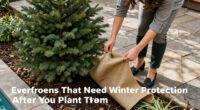 5 Evergreens That Need Winter Protection After You Plant Them