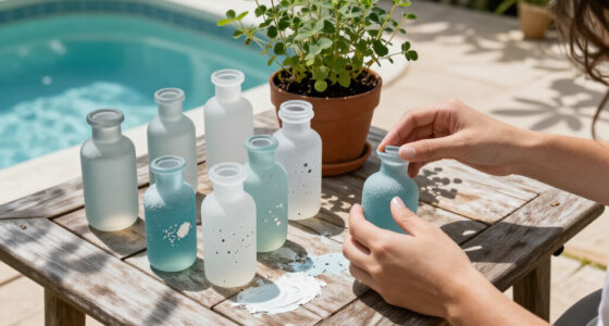 Cover Old Prescription Bottles With Paint To Create Vintage-Inspired Decor Gems