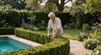 Richard E. Grant Uses Stunning Hedging To Zone His Magical Garden – It’s Ideal For Providing Year-round Colour
